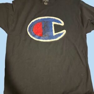 Champion Dark Blue T-Shirt with Logo